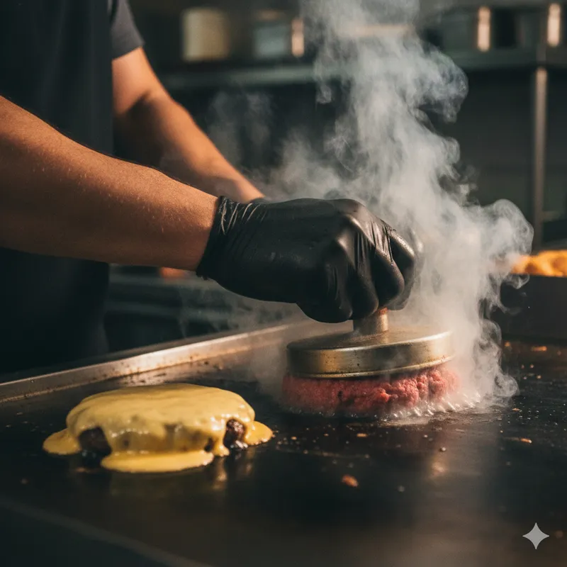 Preparação artesanal na cozinha
